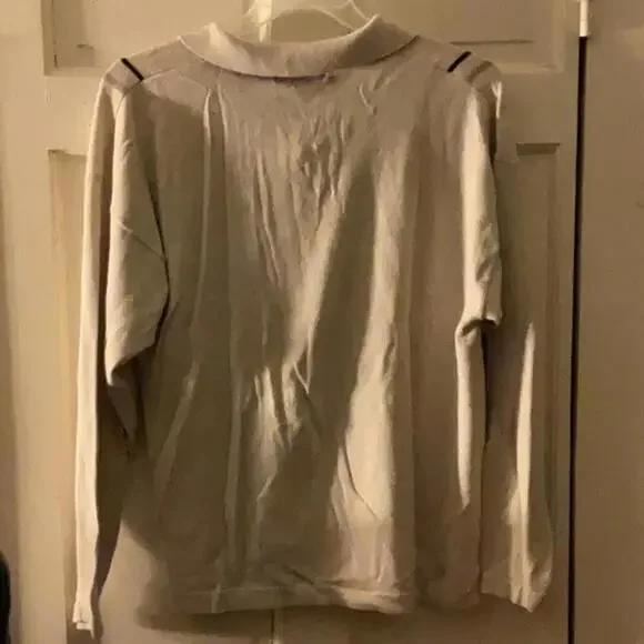 Brandini long sleeve collared sweater large - Picture 3 of 3